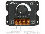 LED Dimmer 12-24V 1x30A mit Drehknopf